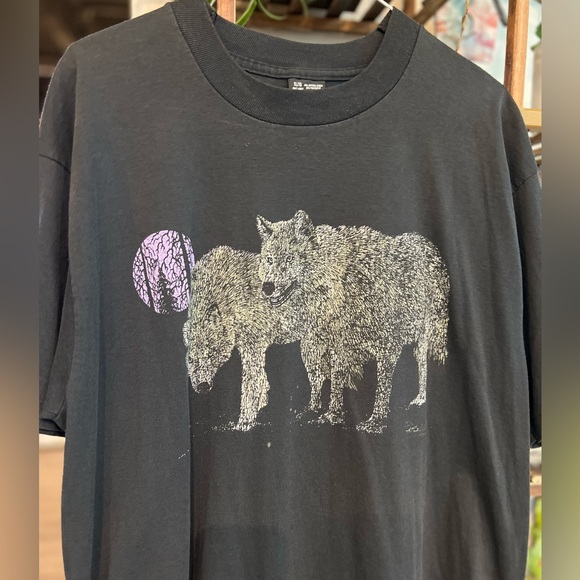 XL wolves 90s tee - Picture 5 of 5